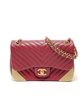Chanel Shoulder Bag Stitch Chevron